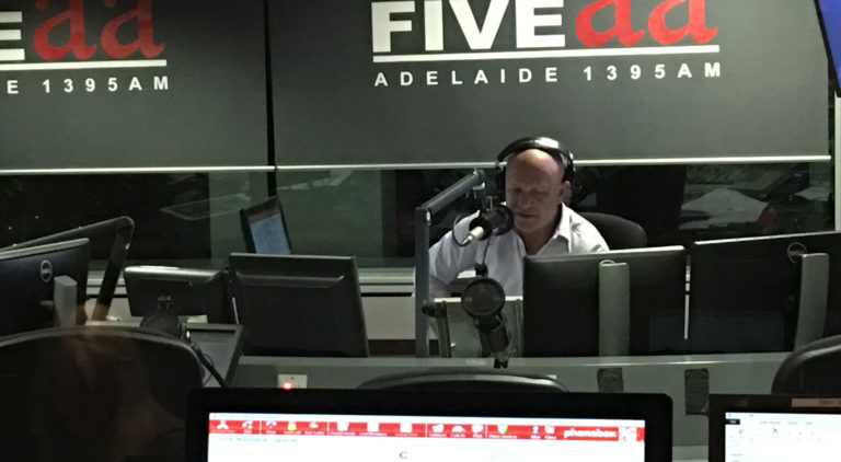 Andrew Reimer radio announce Adelaide FIVEaa Radio on The Adelaide Show Podcast