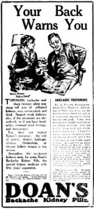 Doan's Backache Kidney Pills