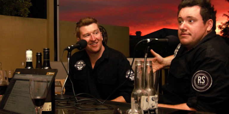 Professional barbecuers Grant Neal and Paul Starkey from The Smoking Joint on The Adelaide Show Podcast