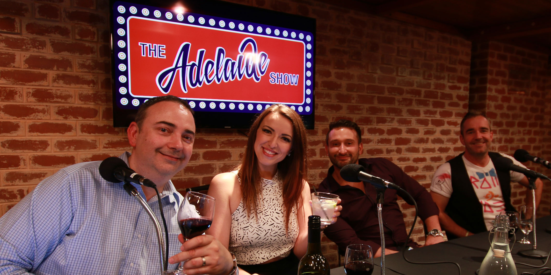 Nona Mona Steve Davis Dante Rossi Nigel Dobson-Keeffe Striptease on The Adelaide Show