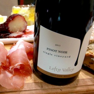 2011 Lofty Valley Pinot Noir tasting notes Adelaide Show