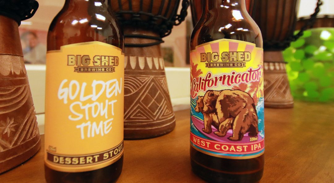 Big Shed Brewing Concern Californicator and Golden Stout Time The Adelaide Show