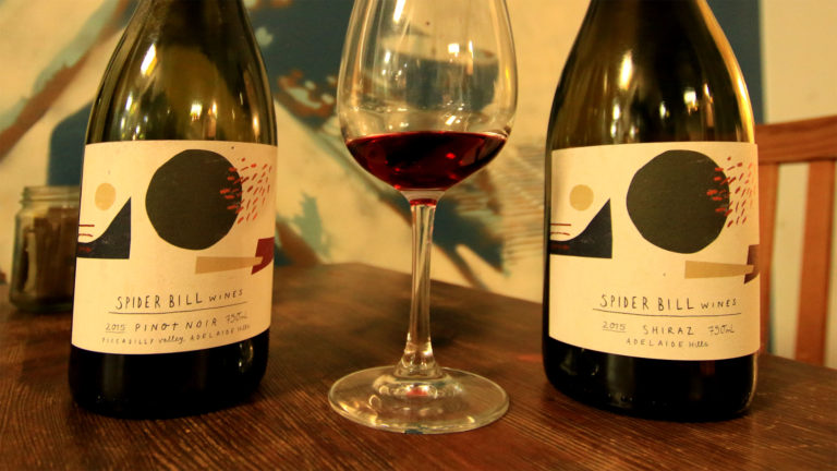 Spider Bill Wines tasting notes Pinot Noir and Shiraz on The Adelaide Show podcast