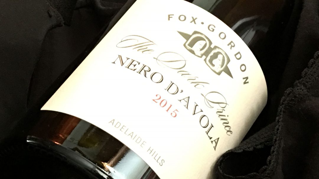 The Dark Prince Nero D'Avola by Fox Gordon tasting notes from The Adelaide Show Podcast