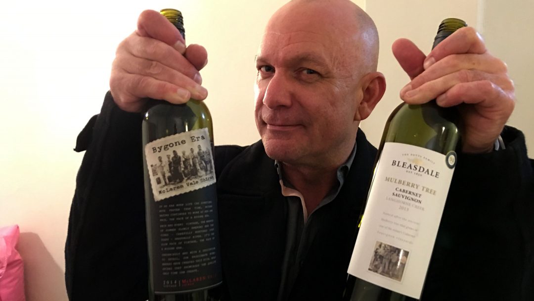 Andrew Reimer with Bleasdale and Bygone Era wines for The Adelaide Show Podcast