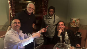 Adelaide Photography Masterclass: Leondard Choice, Paul Heck, Steve Davis and Nigel Dobson-Keeffe on The Adelaide Show. Image by Dr Astrid Birgden