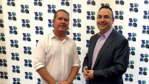 Dan Drummond and Steve Davis at the South Australian Music Awards for The Adelaide Show Podcast