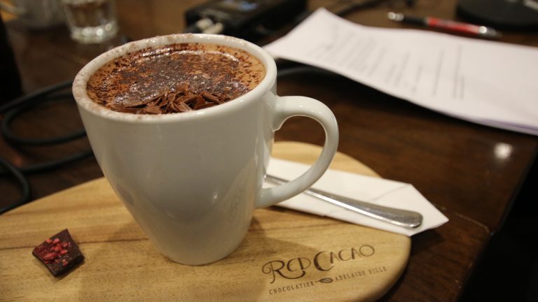 Red Cacao Hot Chocolate tasting notes from The Adelaide Show Podcast