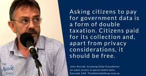 John Ruciak on why government data should be free - The Adelaide Show Podcast 248