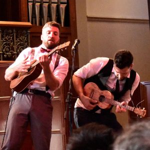 Ukulele Death Squad in action at Elder Hall - The Adelaide Show Podcast review