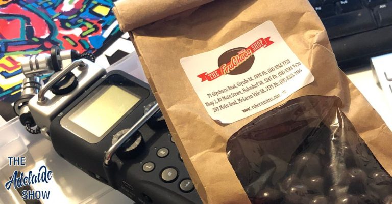 Menz Dark Chocolate Coated Coffee Beans on The Adelaide Show Podcast