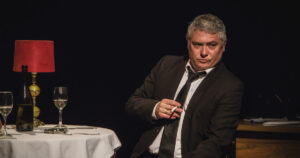 Bart Csoba as Larry Lamb in Ink. Photo by Richard Parkhill