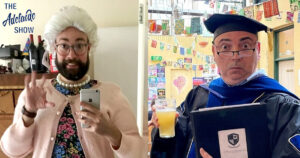 Josh Pugh and Steve Davis as their alter egos